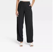 girls loose casual straight trouser.