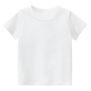 kids roung neck black t shirt